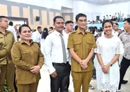 Wujudkan Tertib Administrasi dan Kepastian Hukum, Bupati Kepulauan Talaud Hadiri Pencatatan Perkawinan Massal Pemprov Sulut