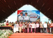Gubernur Yulius Selvanus dan Wagub Victor Mailangkay Hadiri Pengucapan Syukur di Tondano, Ajak Perkuat Persatuan