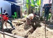 Satgas Karya Bakti Di Wilayah Koramil 1312-05/Essang Wujudkan Hidup Lebih Bersih Dan Sehat Melalui Pembnagunan MCK