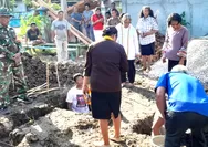 Wujud Kepedulian TNI AD,Babinsa Sertu Nursan Tameane Hadiri Peletakan Batu Pertama Tower Sumur Bor di Desa Akas
