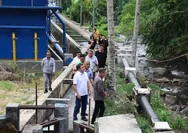 Didampingi Kadis PUPR dan PDAM, Wali Kota Manado Andrei Angouw Kunjungi IPA Lotta Pineleng : Pastikan Layanan Air Bersih Optimal