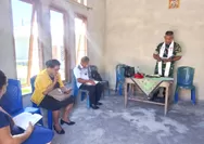 Babinsa Koramil 06/Nanusa, Kodim 1312/Talaud ambil bagian dalam pelayanan ibadah KRT 1 Jemaat Getsemani Dampulis