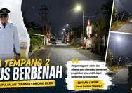 Efisiensi Anggaran Tak Hambat Pembangunan, Desa Tempang 2 Pasang 20 Titik Lampu Jalan