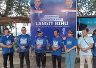 Sambut HUT ke-25, Partai Demokrat Talaud Gelar Jalan Sehat dan Kerja Bakti "Gerakan Indonesia ASRI Langit Biru" di Pantai Indah Melonguane