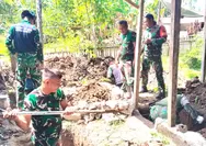 Babinsa Koramil 1312-08/Melonguane Laksanakan Percepatan Sasaran KARBAK Sumur Bor