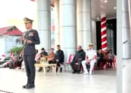 Kapolres Kepulauan Talaud, AKBP Dwi Yatmoko, S.TP, S.I.K, M.I.K Pimpin Upacara Taptu, Bupati Welly Titah Lepas Pawai Obor HUT ke-81 RI di Talaud