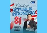 Semarak HUT ke-81 RI di Sulut: Christian R. Bagensa Gaungkan Semangat Indonesia Berdaulat, Adil, dan Makmur