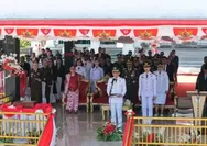 Presisi di Garis Depan NKRI: Upacara Detik-Detik Proklamasi HUT ke-81 RI di Talaud Sempurna, Apresiasi untuk ASN Berprestasi dan Juara Perpustakaan De