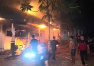 Respons Kilat via Call Center 110: Personil Polres Talaud Gerak Cepat Padamkan Kebakaran SMK Negeri 1 Talaud