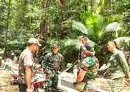 TNI AD Tinjau Karya Bakti Skala Besar PLTMH Di Desa Makatara, Dorong Pemanfaatan Energi Terbarukan