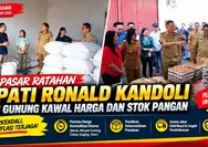 Bupati Ronald Kandoli Turun Gunung! Sidak Pasar Ratahan, Harga dan Stok Pangan Dipantau Ketat