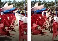 Angin Puting Beliung Menyambar Tenda Pesta Perkawinan di Desa Dumara, Bolmong