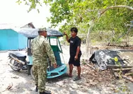 Babinsa Koramil 08 Melonguane Praka Gidion Bungkaes Laksanakan Komsos, Imbau Warga Waspadai Kebakaran Saat Kemarau Panjang