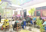 Satgas TMMD Wilayah Koramil Lirung Laksanakan Pengecekan Bahan Rumah RTLH di Kelurahan Lirung Satu