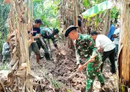 Satgas TMMD Wilayah Koramil Lirung Laksanakan Pengambilan Material Tanah Liat untuk Pembangunan Sumur Bor