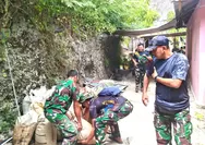 Satgas TMMD ke-130 Koramil Lirung Laksanakan Pengumpulan dan Pengangkatan Material Lokal untuk Pembangunan RTLH di Kelurahan Lirung 1