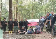 Operasi Gabungan di TNBNW: Tim Razia Dua Lokasi Tambang Ilegal dan Hancurkan Peralatan