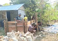 Satgas TMMD Ke-130 Wilayah Koramil 01/Kabaruan Laksanakan Pengerjaan Titik Sumur Bor di Desa Taduna