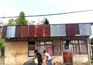 Satgas TMMD Mulai Pembongkaran RTLH Milik Keluarga Manessu-Mandak Di Kelurahan Lirung Satu