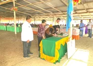 Peringati HUT Maatilen ke-425, Wabup Talaud Canangkan Desa Kalongan Utara sebagai Desa Tertib Administrasi
