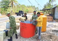 Satgas TMMD Bergerak, Persiapan Tampungan Air Sumur Bor di Desa Taduna Terus Dimatangkan