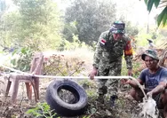 Kabar Gembira! Sumur Bor Program TMMD ke-130 Kodim 1312/Talaud di Desa Mangaran Mulai Mengalir
