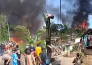 BPBD Ungkap Kronologi Kebakaran Kampung Adat Kasepuhan Cipta Mulya Sukabumi, 70 Rumah Hangus
