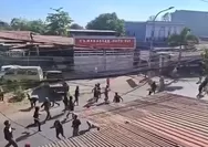 Salah Paham Berujung Bentrok, Konstatering Lahan di Manggala Diwarnai Blokade Jalan dan Gas Air Mata