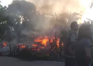 Diduga Ditinggal Memasak, Rumah Warga di Bijawang Bulukumba Ludes Terbakar