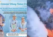 Akun Resmi Pemprov Kalteng Ramai Ucapkan Ultah, Aisyah Thisia Ikut Tersorot saat Karhutla Jadi Perhatian