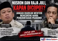 Nusron dan Raja Juli Diselimuti Kontroversi, Beban Integritas Kini di Meja Prabowo