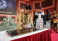 Hadiri HUT Hendropriyono dan Resmikan Replika Istana Majapahit, Prabowo: Gagasan Luar Biasa