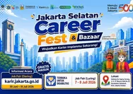Suku Dinas Tenaga Kerja, Transmigrasi, dan Energi Kota Administrasi Jakarta Selatan Gelar Job Fair Tanggal 7 – 8 Juli 2026