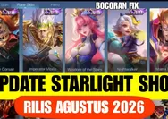 Bocoran Skin Starlight Mobile Legends Agustus 2026: Aulus Starwake Corsair Jadi Hadiah Utama!