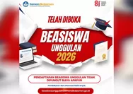 Beasiswa Unggulan 2026 Dibuka! Kuliah S1-S3 Bisa Dibiayai, Ini Syarat yang Wajib Dicek