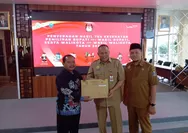 KPU Kabupaten Kediri Terima Hasil Rikkes Bapaslon Bupati dan Wakil Bupati dari RSSA Malang