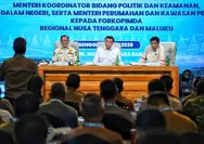 Menko Polkam Dorong Kepala Daerah Responsif terhadap Persoalan dan Keluhan Masyarakat Daerah