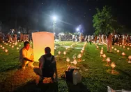 2.570 Lentera Perdamaian Mengudara, Borobudur Semarak Sambut Waisak 2570