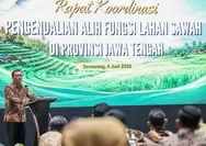 Sawah Tak Boleh Menyusut, Ahmad Luthfi Kunci 87 Persen Lahan di Jateng