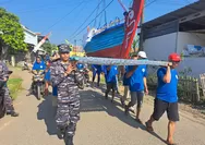Ratusan Nelayan dan TNI AL Bersatu dalam Sedekah Laut Banyutowo Pati