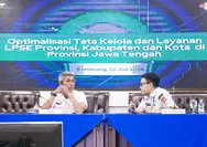 Sekda Jateng Minta LKPP Perkuat Sistem LPSE dan Tata Kelola Pengadaan
