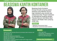 Dompet Dhuafa Lampung Buka Beasiswa Kantin Kontainer di UIN Raden Intan Lampung, Bekerjasama dengan FEBI