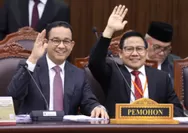 Anies Baswedan-Muhaimin Iskandar Hadiri Rapat Pleno Penetapan Presiden dan Wakil Presiden Terpilih 2024-2029
