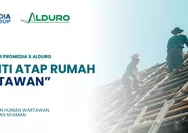 Tingkatkan Hunian Sehat dan Nyaman, Promedia Group Berkolaborasi dengan Alduro Ganti Atap Rumah Wartawan Gratis