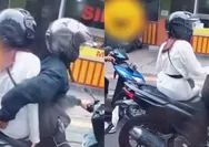 Pasangan Ngambek di Lampu Merah Sleman, Endingnya Bikin Senyum Netizen