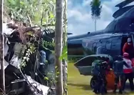 Helikopter PK-CFX Jatuh di Sekadau, 8 Korban Meninggal Dunia Dievakuasi ke Pontianak