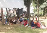 Taman Kosambi Cengkareng Rumputnya Mengering Karena Terinjak-injak dan Diduduki Pengunjung, Warga: Petugasnya Ngga Tegas dan Dibiarkan!