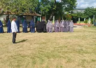 Hari Pertama Sekolah, Kepala Desa Taccorong Membacakan Amanat Bupati Bulukumba di Darul Istiqamah Ponci