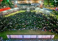 Bupati Bulukumba Buka Nobar Piala Dunia FIFA 2026, Ribuan Warga Ramaikan Lapangan Pemuda dan Bazar UMKM