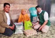 Wujud Kepedulian, BAZNAS salurkan bantuan ke Lansia di Desa Oro Gading